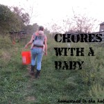 Chores with a baby
