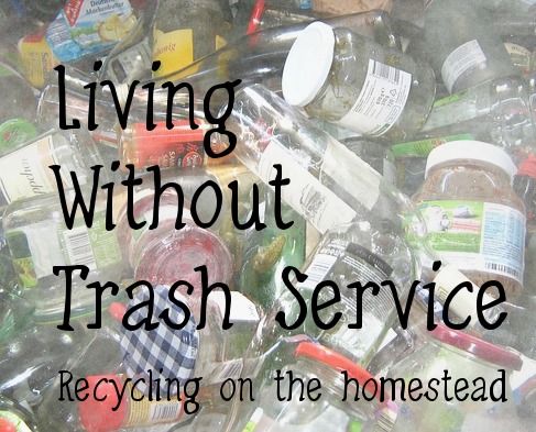 living without trash service
