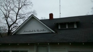 This shows the sorry state of the roof we started with. The dormer shown is the source of the leaks.